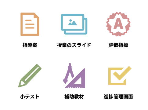 先生向けのツールも充実すぐに授業を始められます